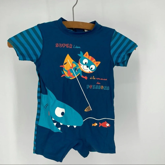 Kids Du Pariel full coverage swim suit 24 month - Picture 1 of 4